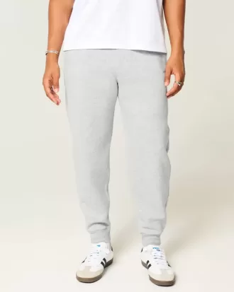 Pantalones deportivos de canalé relajados