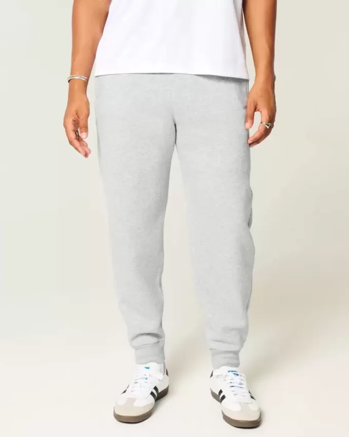 Pantalones deportivos de canalé relajados Pantalones deportivos de canalé relajados