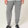Pantalones deportivos de canalé relajados Pantalones deportivos de canalé relajados