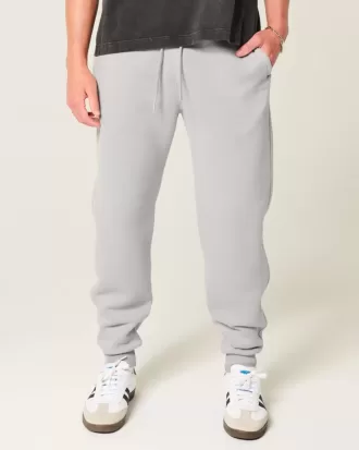Pantalones deportivos de canalé relajados