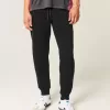 Pantalones deportivos de canalé relajados Pantalones deportivos de canalé relajados