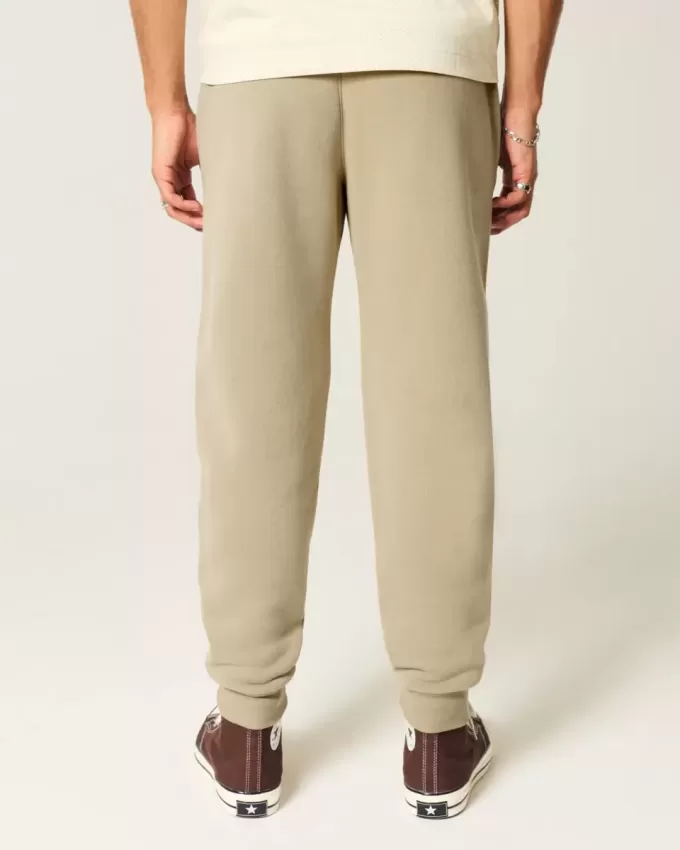 Pantalones deportivos de canalé relajados Pantalones deportivos de canalé relajados