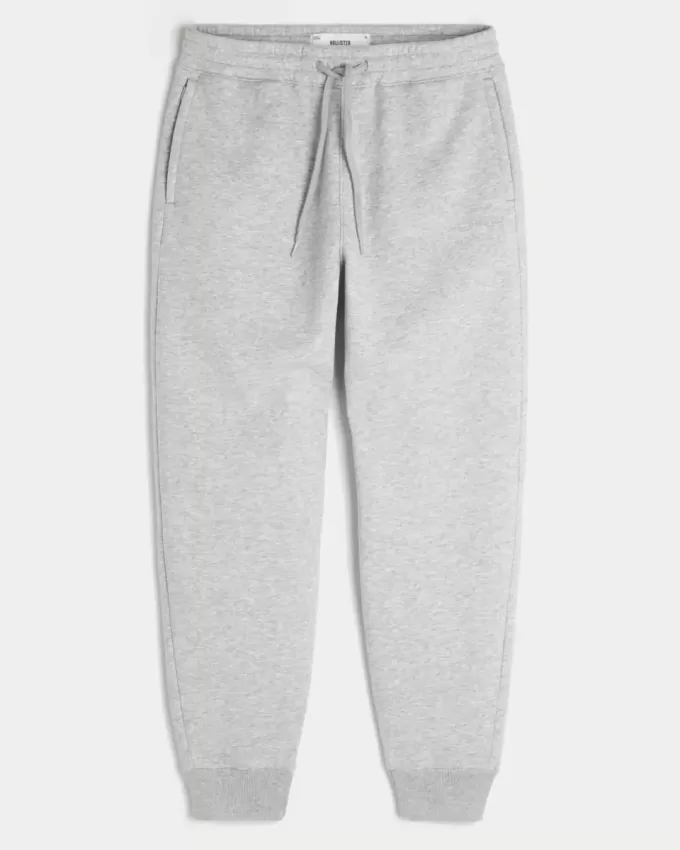 Pantalones deportivos de canalé relajados Pantalones deportivos de canalé relajados