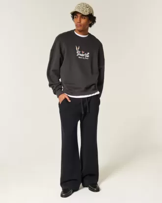 Pantalones deportivos de corte acampanado