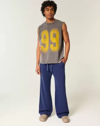 Pantalones deportivos de corte acampanado
