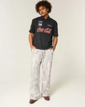 Pantalones deportivos de corte acampanado