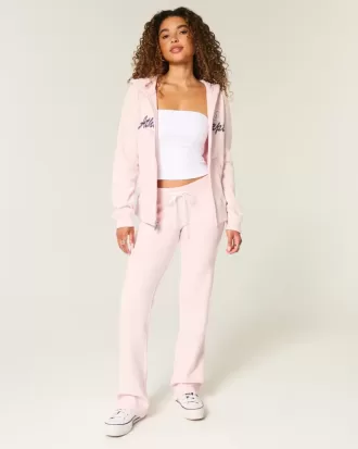 Pantalones deportivos de corte acampanado
