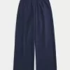 Pantalones deportivos de pierna ancha con estampado gráfico de Los Ángeles Pantalones deportivos de pierna ancha con estampado gráfico de Los Ángeles