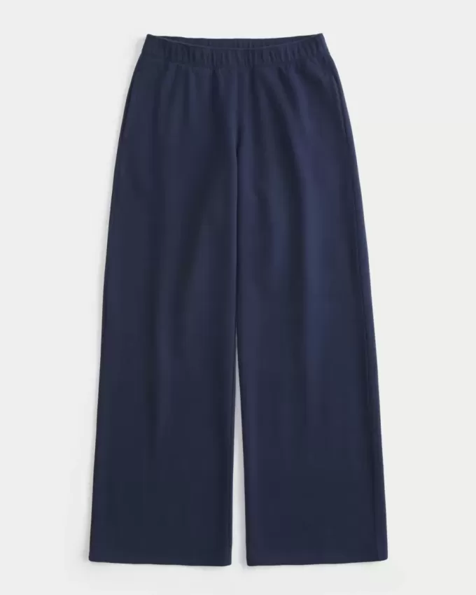 Pantalones deportivos de pierna ancha con estampado gráfico de Los Ángeles Pantalones deportivos de pierna ancha con estampado gráfico de Los Ángeles