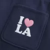 Pantalones deportivos de pierna ancha con estampado gráfico de Los Ángeles Pantalones deportivos de pierna ancha con estampado gráfico de Los Ángeles