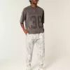 Pantalones deportivos de polar con estampado de camuflaje Feel Good de Hollister Pantalones deportivos de polar con estampado de camuflaje Feel Good de Hollister
