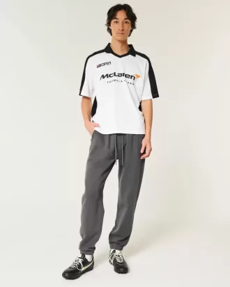 Pantalones deportivos de polar relajados