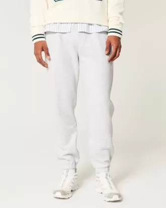 Pantalones deportivos de polar relajados