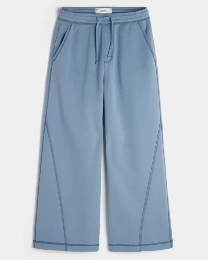 Pantalones deportivos grandes con costuras Pantalones deportivos grandes con costuras
