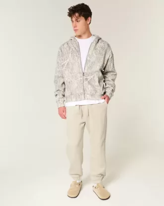 Pantalones deportivos holgados con cintura ceñida Pantalones deportivos holgados con cintura ceñida