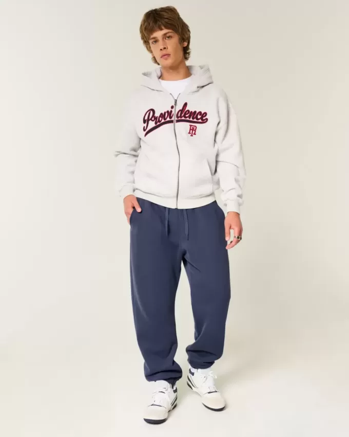 Pantalones deportivos holgados con cintura ceñida Pantalones deportivos holgados con cintura ceñida