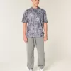 Pantalones deportivos holgados con cintura ceñida Pantalones deportivos holgados con cintura ceñida
