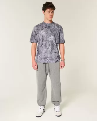 Pantalones deportivos holgados con cintura ceñida
