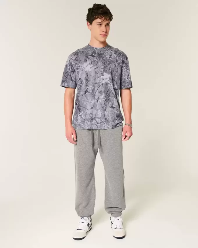 Pantalones deportivos holgados con cintura ceñida Pantalones deportivos holgados con cintura ceñida