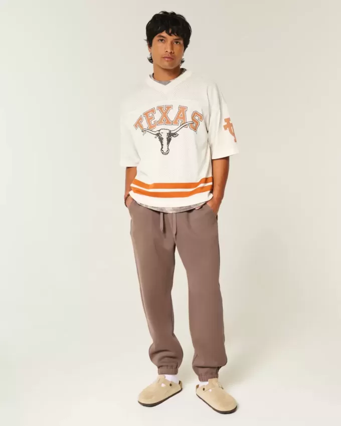 Pantalones deportivos holgados con cintura ceñida Pantalones deportivos holgados con cintura ceñida