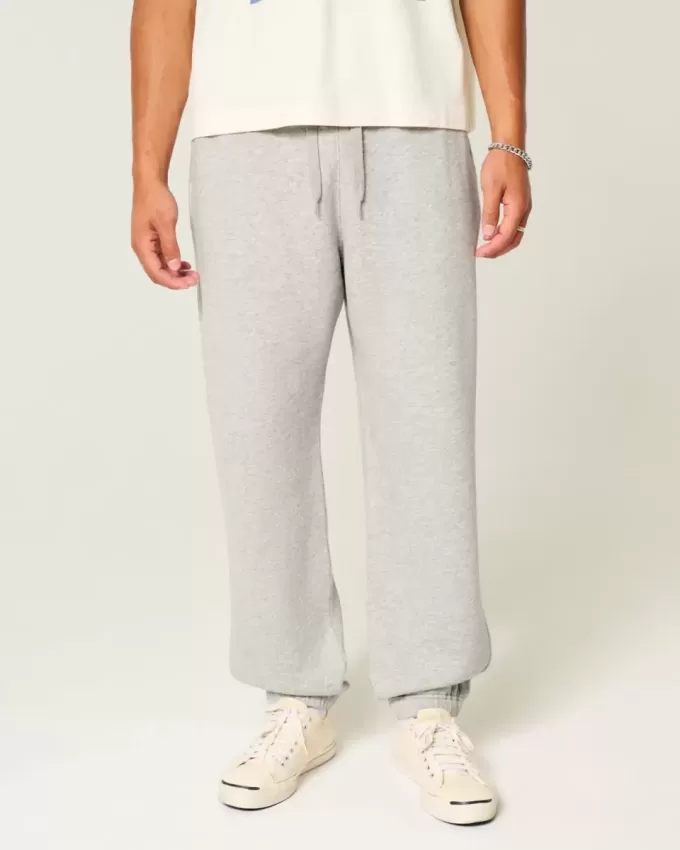 Pantalones deportivos holgados con cintura ceñida Pantalones deportivos holgados con cintura ceñida