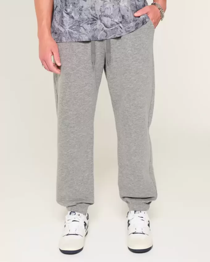 Pantalones deportivos holgados con cintura ceñida Pantalones deportivos holgados con cintura ceñida