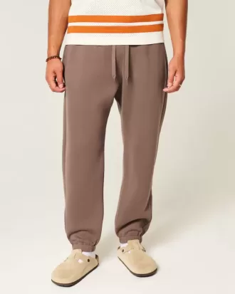 Pantalones deportivos holgados con cintura ceñida