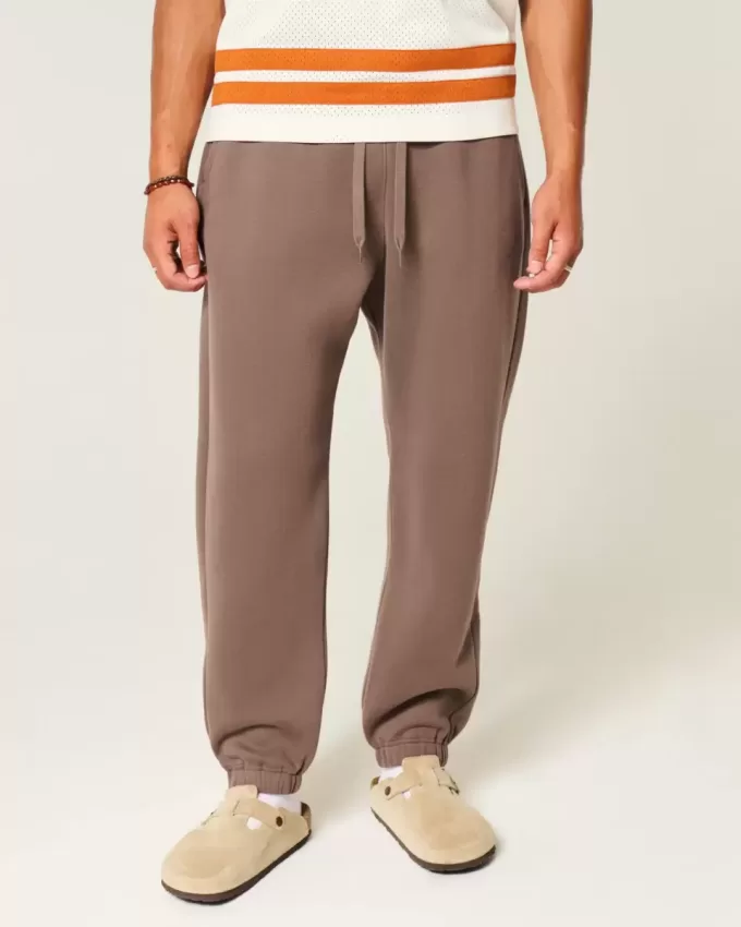 Pantalones deportivos holgados con cintura ceñida Pantalones deportivos holgados con cintura ceñida