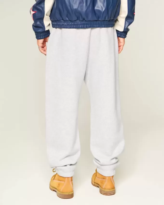 Pantalones deportivos holgados con cintura ceñida Pantalones deportivos holgados con cintura ceñida