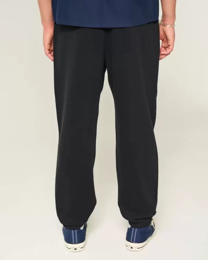 Pantalones deportivos holgados con cintura ceñida Pantalones deportivos holgados con cintura ceñida