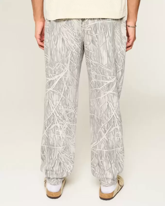 Pantalones deportivos holgados con cintura ceñida Pantalones deportivos holgados con cintura ceñida