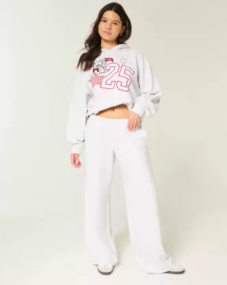 Pantalones deportivos holgados con estampado de estrellas