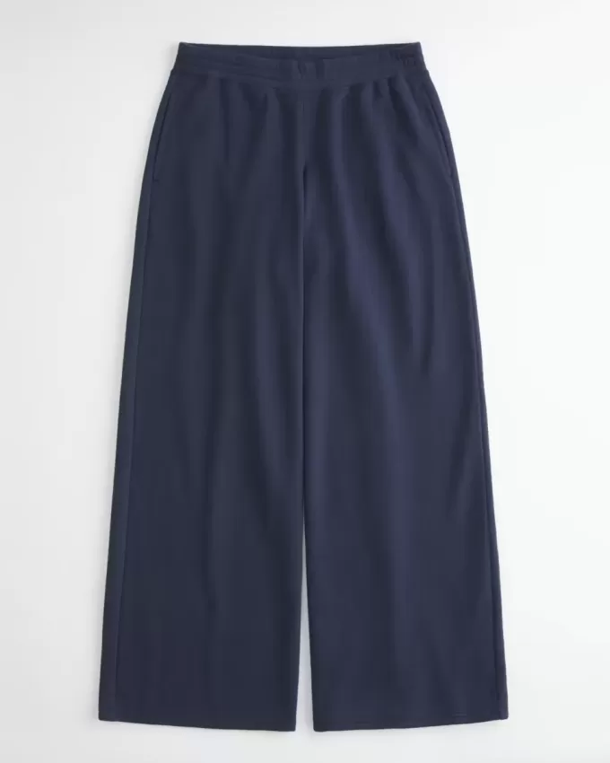 Pantalones deportivos holgados con estampado de lazo Pantalones deportivos holgados con estampado de lazo