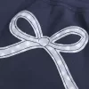 Pantalones deportivos holgados con estampado de lazo Pantalones deportivos holgados con estampado de lazo