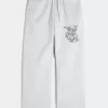 Pantalones deportivos holgados con estampado de ángel Pantalones deportivos holgados con estampado de ángel