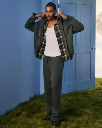 Pantalones deportivos holgados con estampado de serpiente Pantalones deportivos holgados con estampado de serpiente