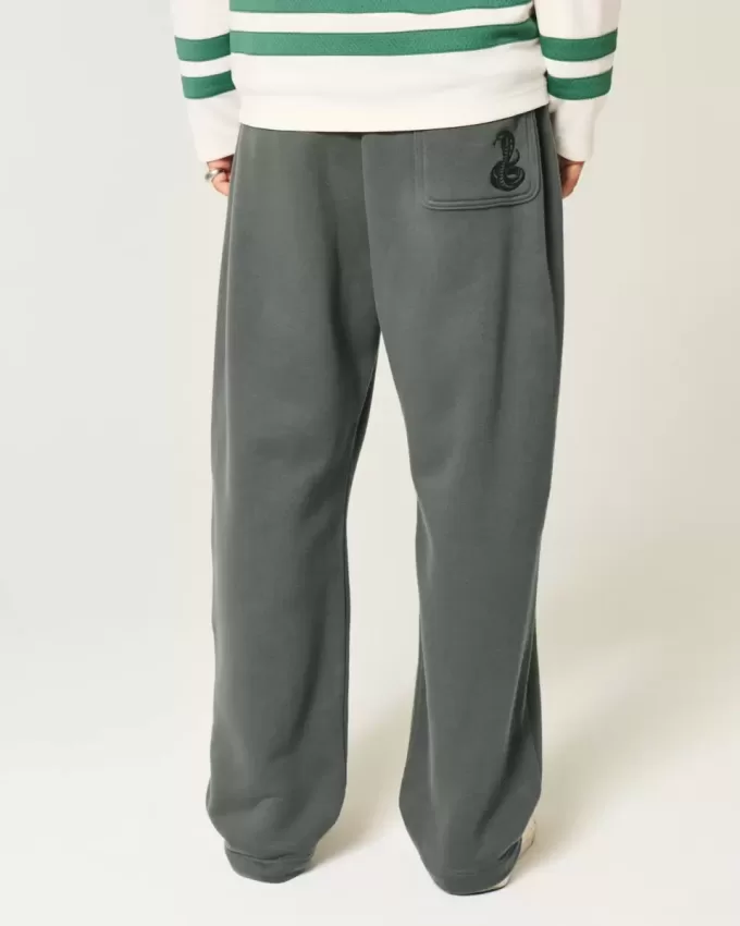Pantalones deportivos holgados con estampado de serpiente Pantalones deportivos holgados con estampado de serpiente