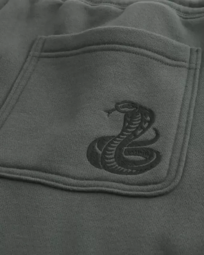 Pantalones deportivos holgados con estampado de serpiente Pantalones deportivos holgados con estampado de serpiente