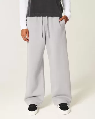 Pantalones deportivos holgados con gráfico de bolsillo trasero de Los Ángeles