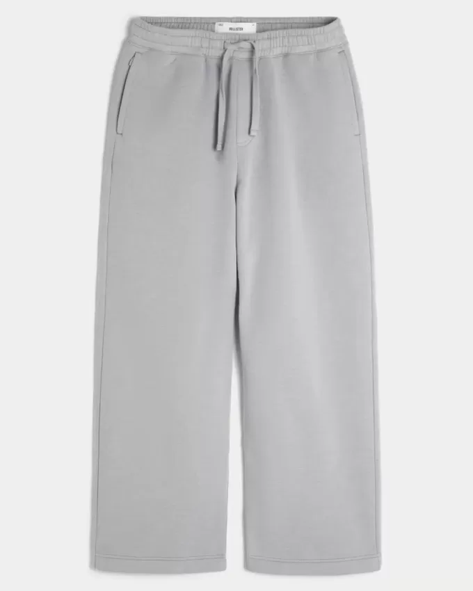 Pantalones deportivos holgados con gráfico de bolsillo trasero de Los Ángeles Pantalones deportivos holgados con gráfico de bolsillo trasero de Los Ángeles