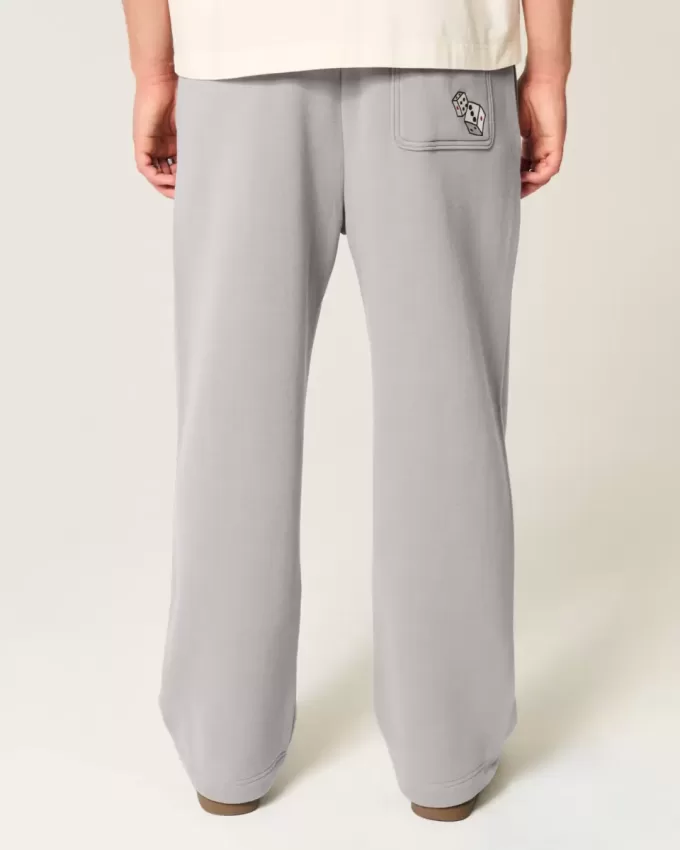 Pantalones deportivos holgados con gráficos de dados Pantalones deportivos holgados con gráficos de dados