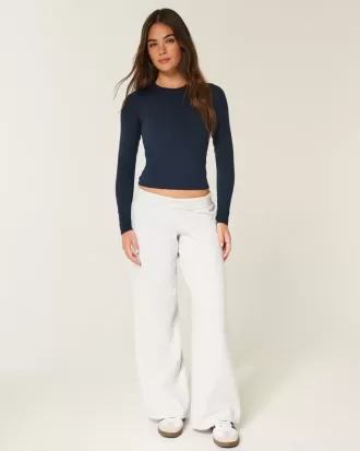 Pantalones deportivos holgados con gráficos para personas mayores