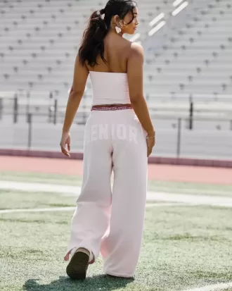 Pantalones deportivos holgados con gráficos para personas mayores