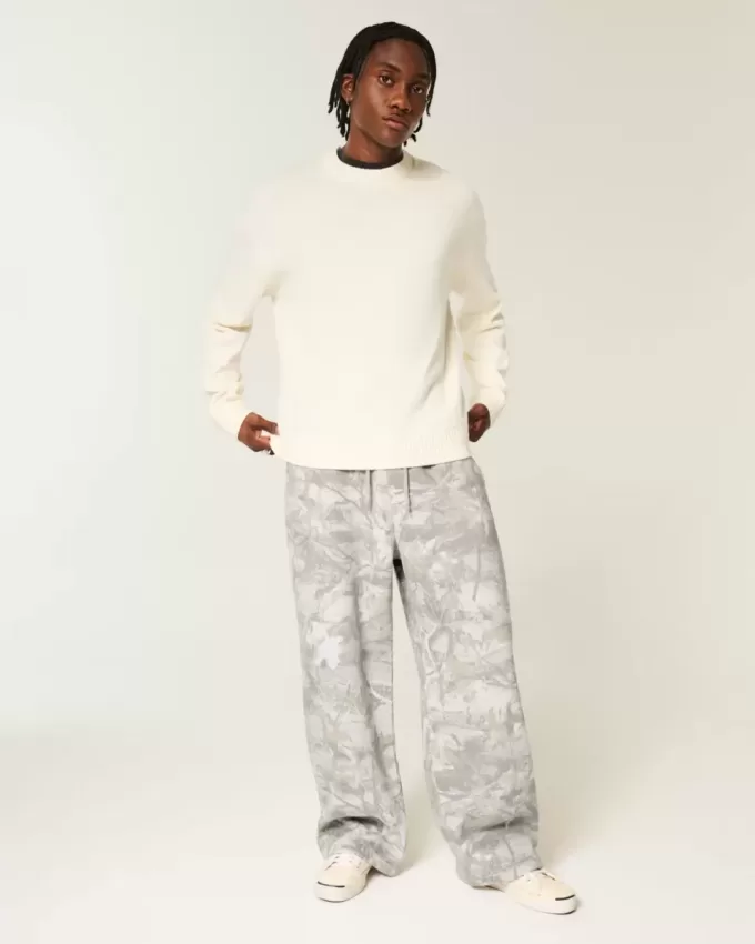 Pantalones deportivos holgados de camuflaje Pantalones deportivos holgados de camuflaje