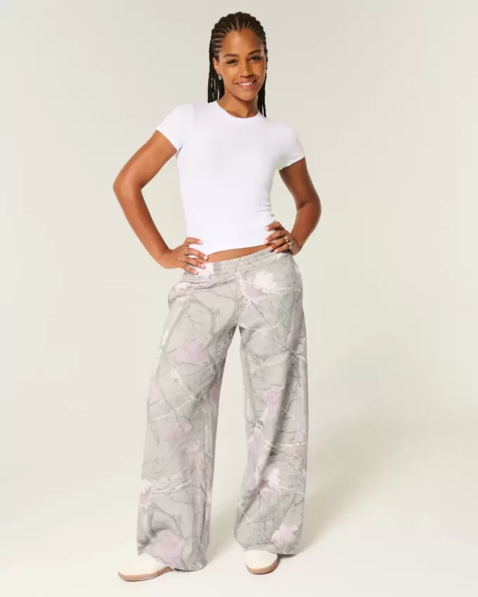 Pantalones deportivos holgados de camuflaje Pantalones deportivos holgados de camuflaje