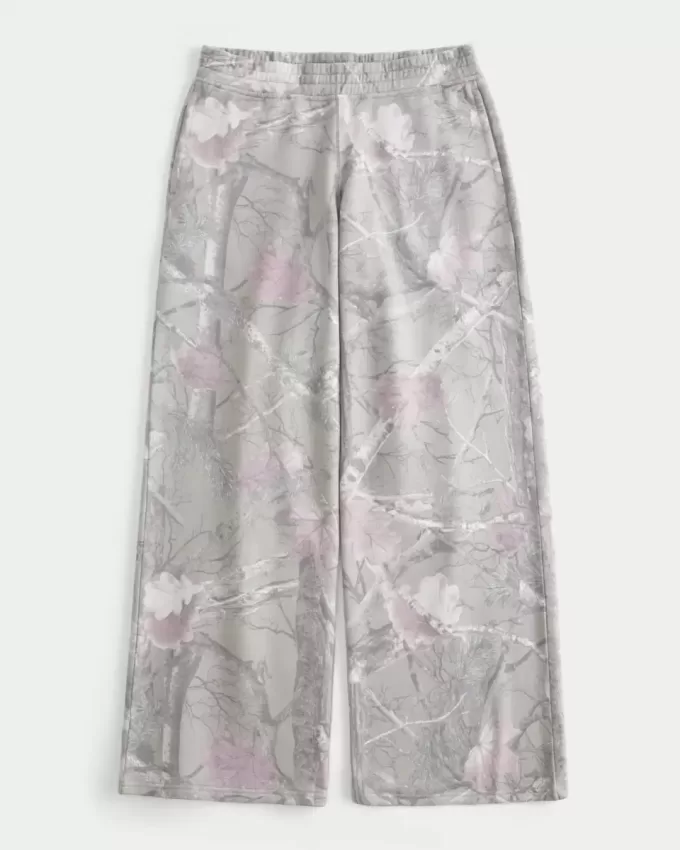 Pantalones deportivos holgados de camuflaje Pantalones deportivos holgados de camuflaje