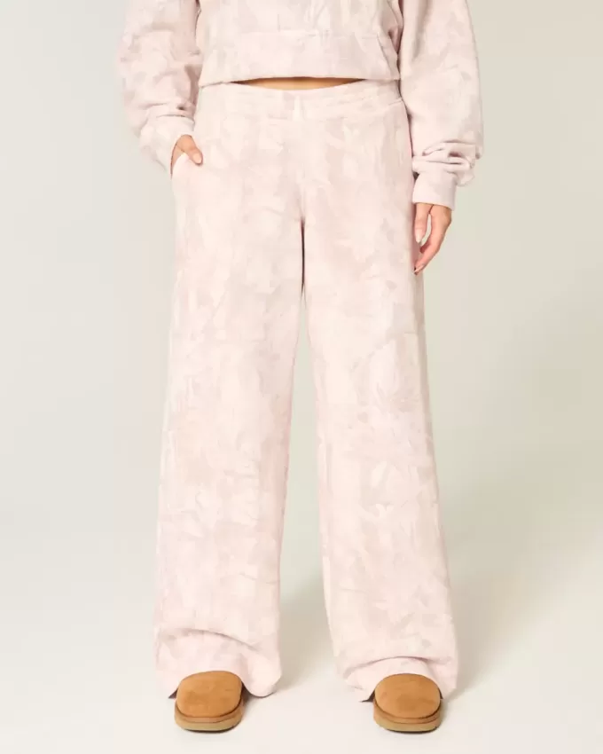 Pantalones deportivos holgados de camuflaje rosa Pantalones deportivos holgados de camuflaje rosa