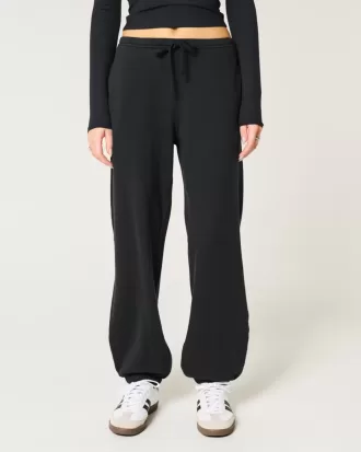 Pantalones deportivos holgados de polar
