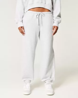 Pantalones deportivos holgados de polar