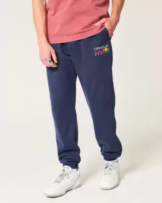 Pantalones deportivos holgados de polar con gráficos de Oracle Red Bull Racing